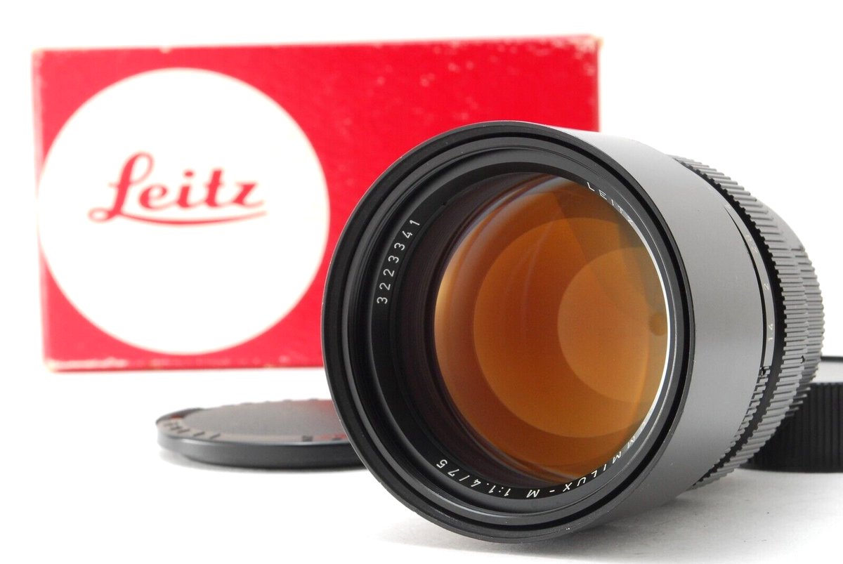 Leica Summilux M 75mm f/1.4 E60 MF Standard Lens for M Mount