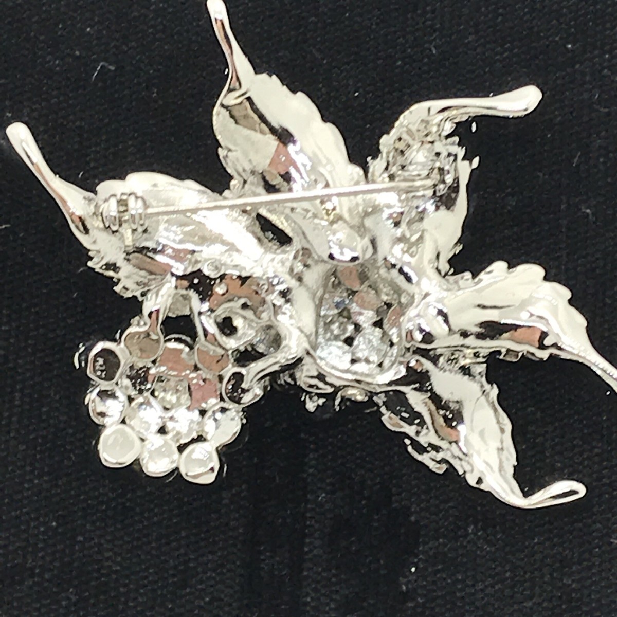 Vntage Slver Tone Rhnestone Flower Brooch Pn 2" X 2" - Etsy