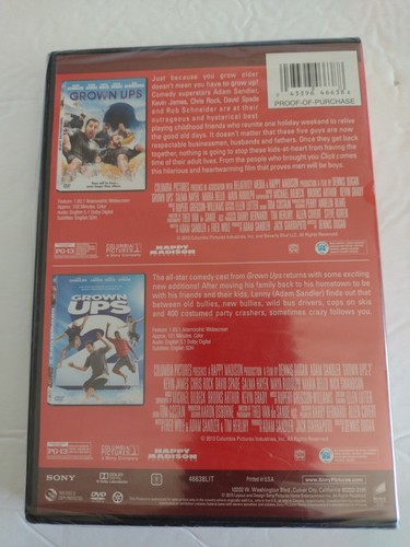 Grown Ups (2010) / Grown Ups 2 - Vol DVD, Rock, Chris, James, Kevin, Sandler, Ad - Picture 2 of 4