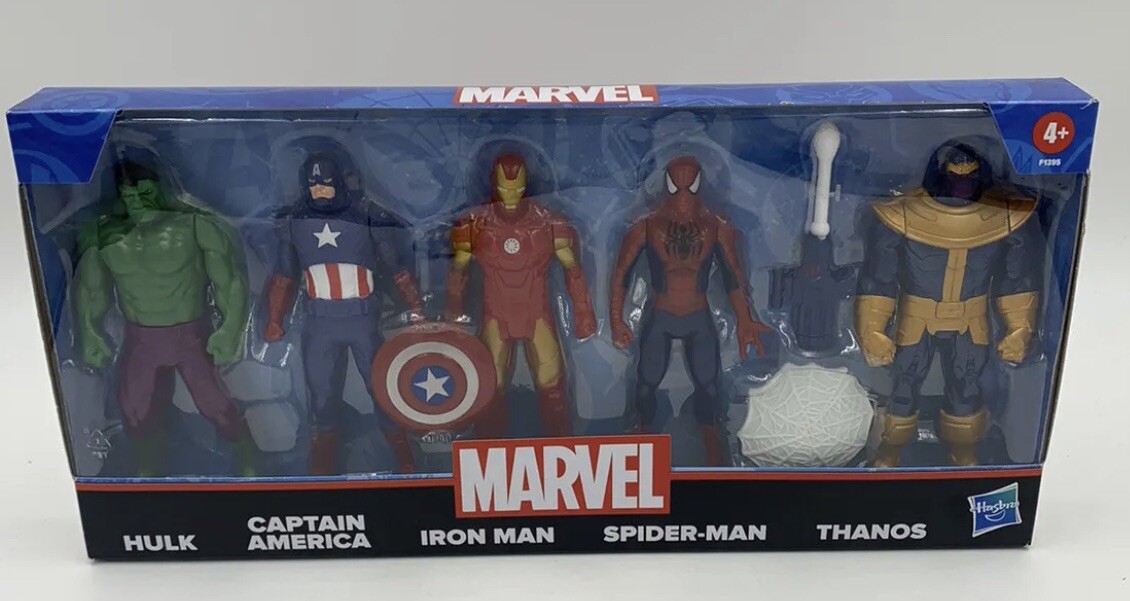 Hasbro Marvel Avengers 5-Pack Action Figure Set, 6-inch Figures