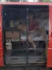 Vw Transporter T4 T5 T6 Side Door Bug Mesh Insect Screens - 1993 - 2021