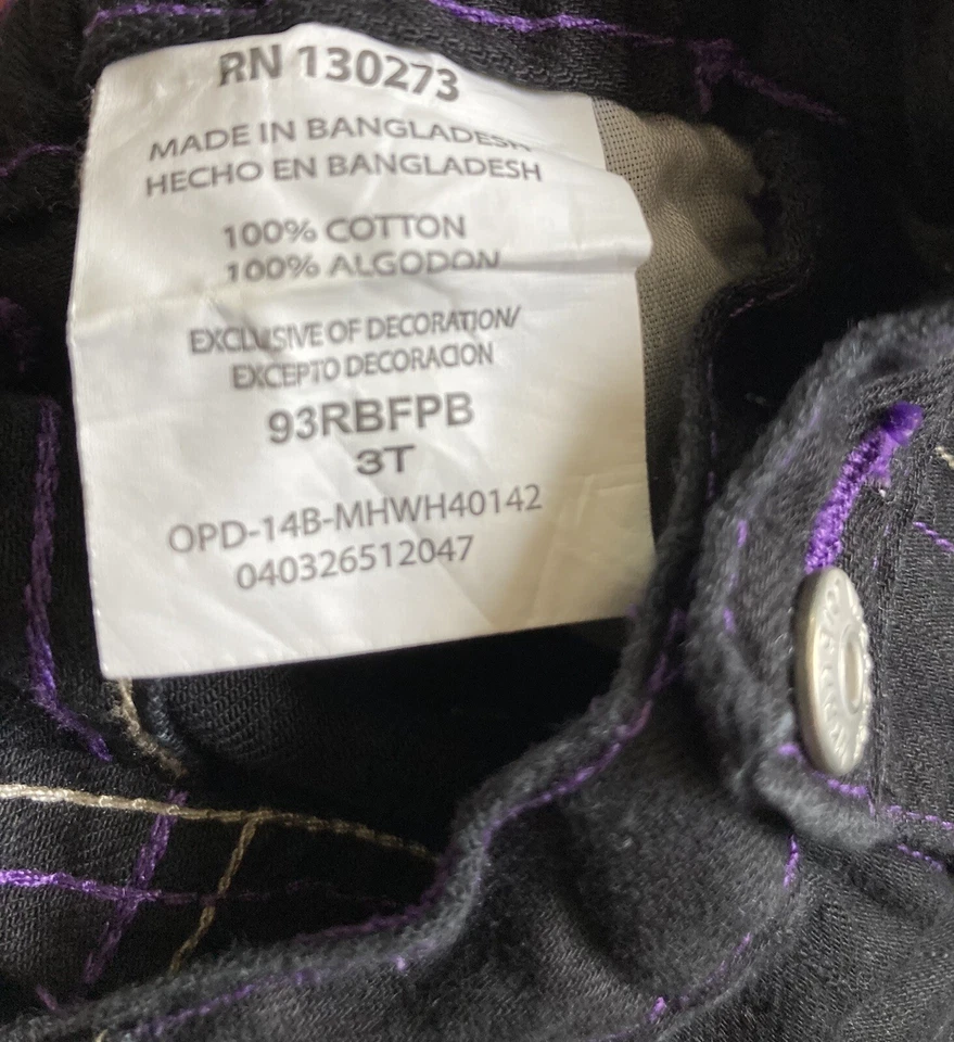 Wrangler Bebé Niña Western Jeans Talla 3 T Foto 2 de 3