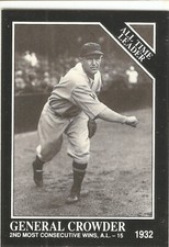 GENERAL CROWDER CONLON COLLECTION BASEBALL CARD #257