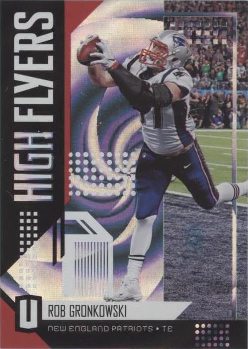 2018 Panini Unparalleled - High Flyers Rob Gronkowski #HF-RG Whirl /100 ...