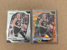 Sabrina Ionescu 2024 Prizm + Prizm Orange Ice New York Liberty