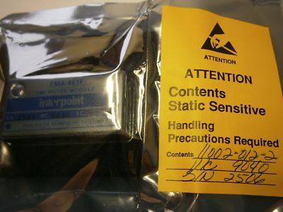 Interpoint FMA-461F/ES EMI Filter Module - Made in USA - NEW!