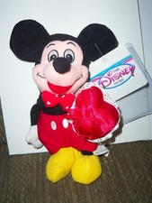 Disney Valentine's Day Mickey Mouse 8 Inch Bean Bag Plush Character