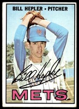 1967 Topps Bill Hepler New York Mets #144 a1