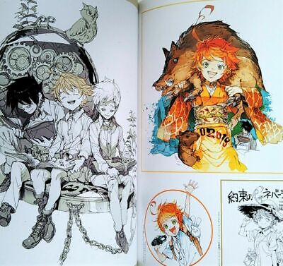 The Promised Neverland Art Book Illustrations Collection Anime