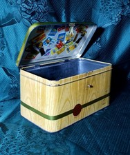 SCATOLA LATTA ANTONIO BERTOLINI 50° ANNIVERSARIO 1911-1961 TORINO PORTA PRANZO