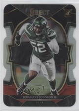 2022 Panini Select Concourse Black & Red Prizm Die-Cut Jermaine Johnson II 09su