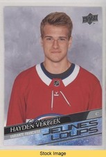 2020 Upper Deck Extended Series Young Guns French Hayden Verbeek #714 READ m0p