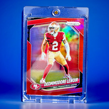 DEOMMODORE LENOIR - 2025 PRIZM #281 - RETAIL RED PRIZM SSP - COLOR MATCH - 49ERS