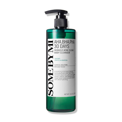 SOME BY MI AHA BHA PHA 30 Days Miracle Acne Clear Body Cleanser - 13.5oz, 400ml