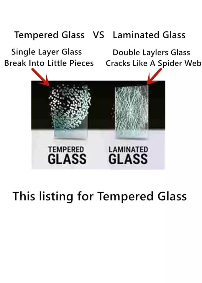 Fits 2007-2015 Lincoln MKX 4 Dr Utility Passenger Right Front Door Glass Window Foto 2 de 4