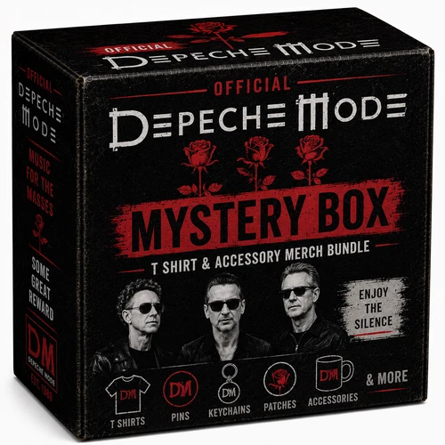 Depeche Mode T Shirt And Accessory Officially Licenced Merch Bundle