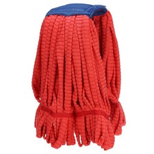 Mop Head Replacement Microfiber Floor Cleaning 13 oz 33.5 Inch, Red