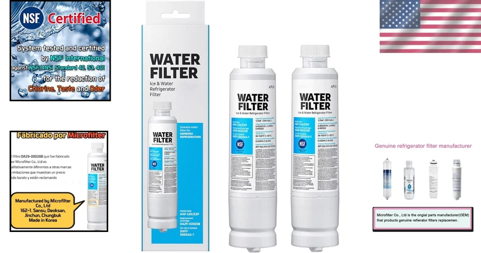 High-Capacity Samsung Refrigerator Filter - 6  Life - Image 2 of 4