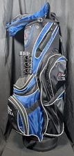 ✨Michelob Ultra Beer 14 Way Golf Bag Carry Cart Bag with Cover Black Blue Pro
