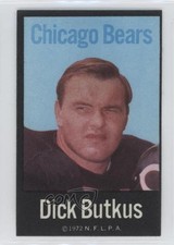 1972 NFLPA Fabric Cards Dick Butkus HOF 7uo