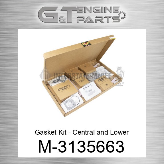 マイネリーベ M-3135663 GASKET KIT - CENTRAL AND LOWER INTERSTATE MCBEE
