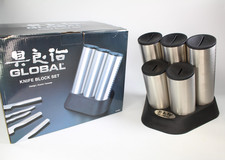 GLOBAL Knife block / knife holder - 5 Slots – NO knives included.