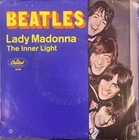 The Beatles- Lady Madonna 45 With PS and fan club insert Excellent