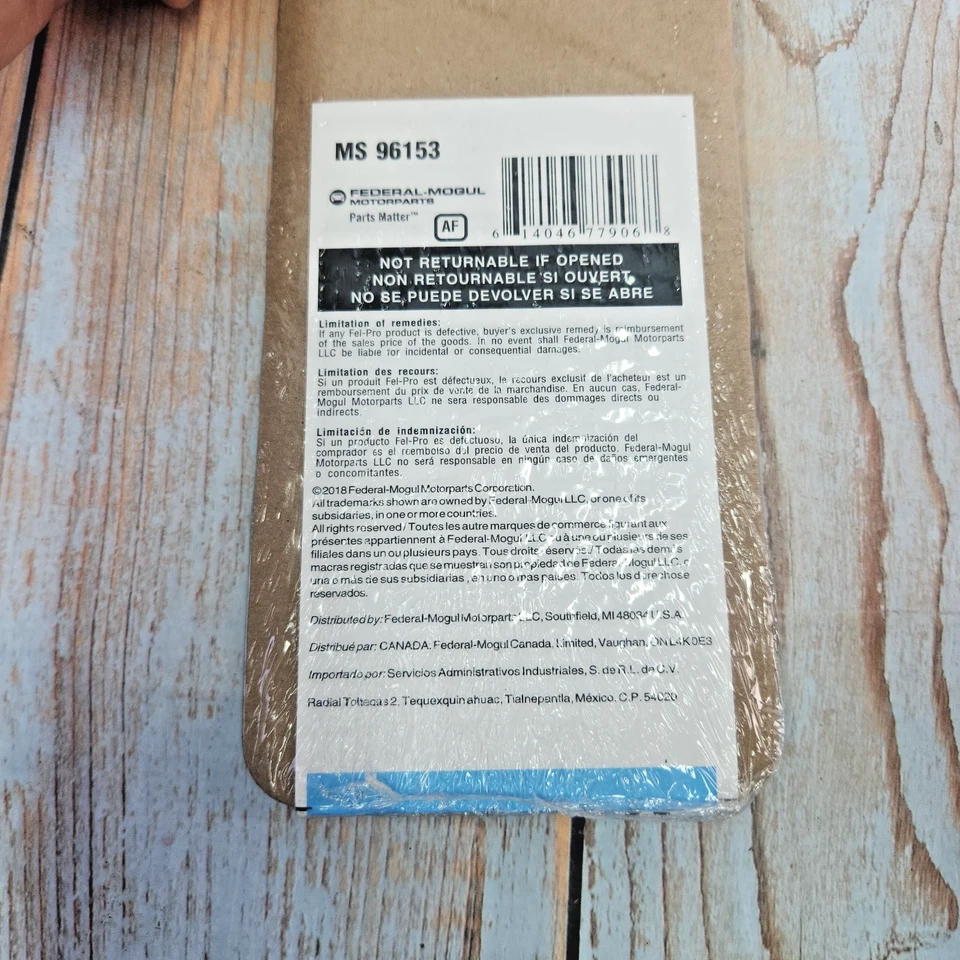 FelPro MS96153 适用于沃尔沃 C70 S70 850 下发动机进气歧管垫圈套件 NOS — 第 3/4 张图片