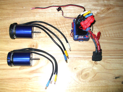 Traxxas On Board Audio VXL 3S ESC + (2) brushless motors/OBA/Slash/project/RARE*