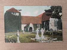 Alte AK, Felixstowe Pfarrkirche, Suffolk, gestempelt 1909