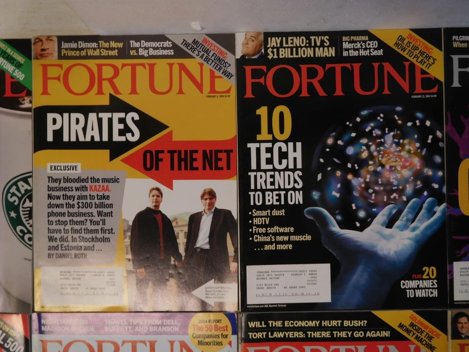 20 Vintage 2004 Fortune Magazine Lot with the Fortune 500 & Google Issues - Image 3 of 4