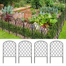 30 Pack Animal Barrier Fence Garden Fence Decor Metal Yard Edging Border 32.5ft