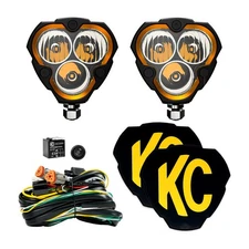 KC HiLiTES 288 FLEX ERA 3 2-Light 60W LED Pod Kit - Combo/Spot Beams