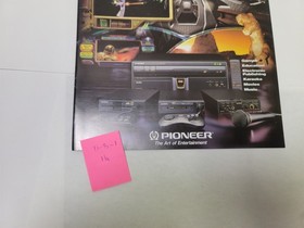 1990's Pioneer LaserActive Interactive Entertainment Brochure 