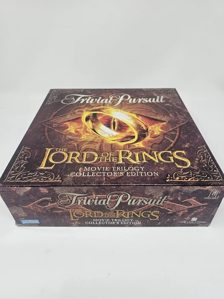 Lord of the Rings Movie Trilogy Trivial Pursuit Board Game New Open Box - Image 3 of 4