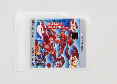 NBA All Star Challenge - Ersatz Label Aufkleber vorgeschnitten