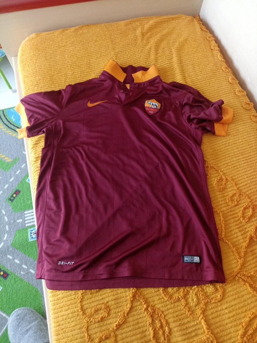 Maillot Cisco Calcio Roma Umbro Original Taille L - Occasion Avec Autographes