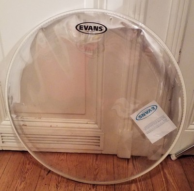24'' Evans EQ3 Batter ,Bass Drum Fell,Schlagfell ,Clear ,Pad,