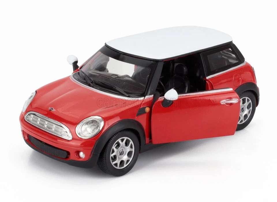 MODELLINO AUTO STATICO NEWRAY MINI COOPER 2006 ROSSO MODELLISMO SCALA 1/24 - Immagine 4 di 4