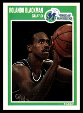 1989-90 Fleer Rolando Blackman #32 Dallas Mavericks NBA Basketball
