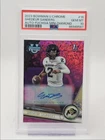SHEDEUR SANDERS 2023 BOWMAN U CHROME 1ST FUCHSIA AUTO /150 PSA 10 Q0M-592