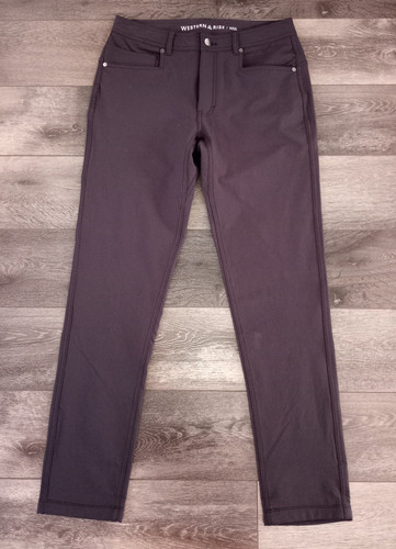 Western Rise Evolution Slim Straight Pants Stretch Grey Mens Size 32x32 - Picture 1 of 10
