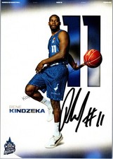 Original Autogramm Rene Kindzeka Hakro Merlins Crailsheim Basketball/// Autogram