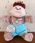 VINTAGE 1983 CABBAGE PATCH KOOSAS CAT ORIGINAL TAG RAINBOW ROMPER Suspenders