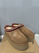 NEW 100 Authentic UGG Brand Women's Tazz II Platform Slippers US 6 Chestnut