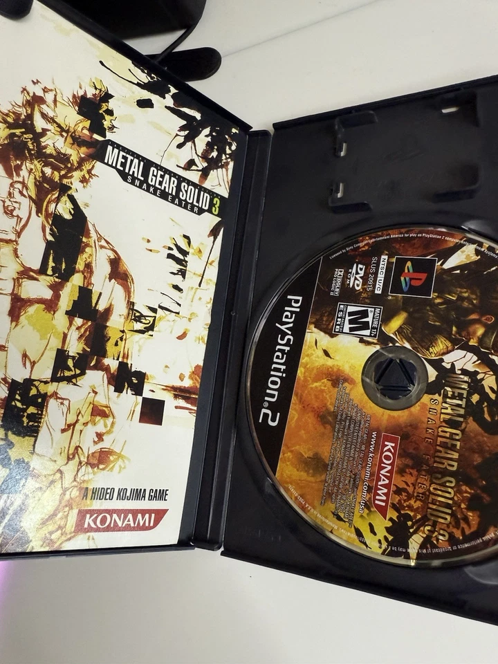 PS2 Metal Gear Solid 3: Snake Eater Metal Gear Solid 2: Sons Of Liberty CIB - Image 2 of 4