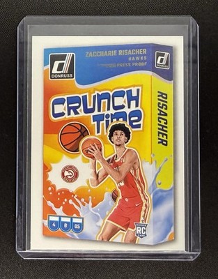 2024-25 Donruss #1 Zaccharie Risacher Crunch Time Press Proof