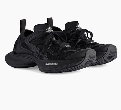 Final Drop- Won't Relist Balenciaga Men's Circuit Mesh Black Low Top Sneaker