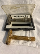 2 rasoi vintage Gillette Fatboy regolabili con custodia anni 60 vedi foto per dettagli