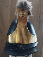 Bayerischer Rumford Kasket Lederhelm Tschako Pickelhaube Reenactment Rheinbund